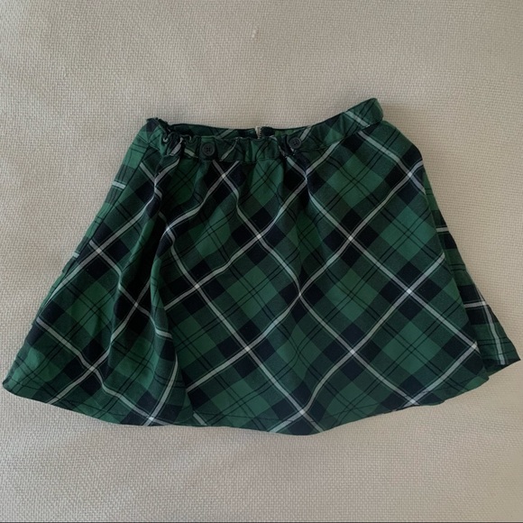 Roal Bones Green Plaid Skirt - Picture 4 of 5